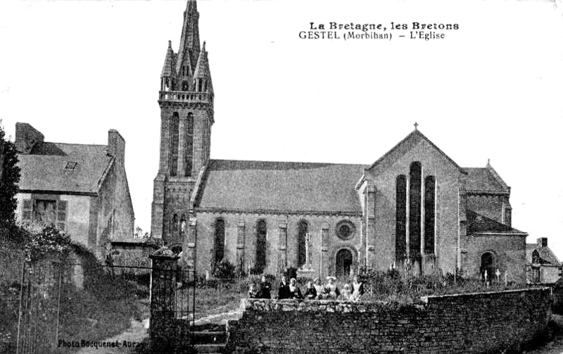 Eglise de Gestel (Bretagne).