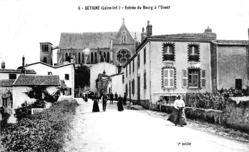 Ville de Gétigné (Bretagne).
