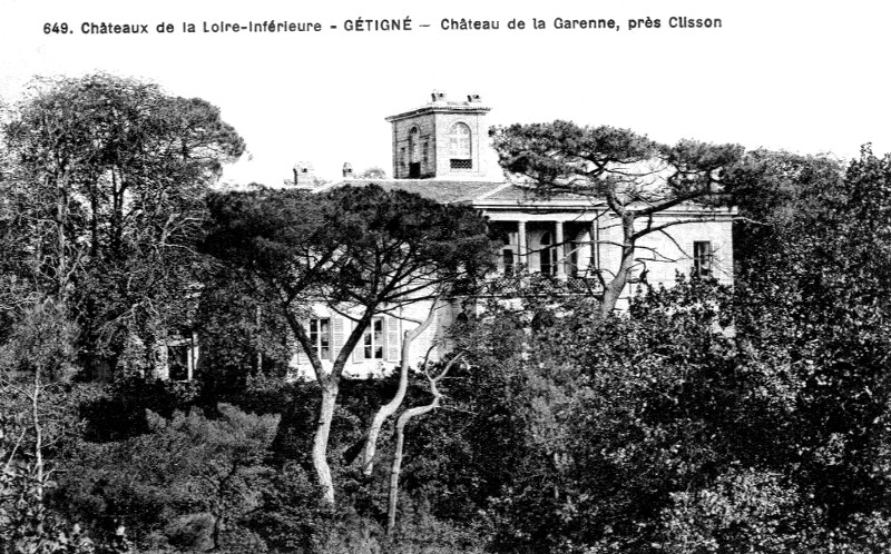 Chteau de la Garenne  Gtign (Bretagne).