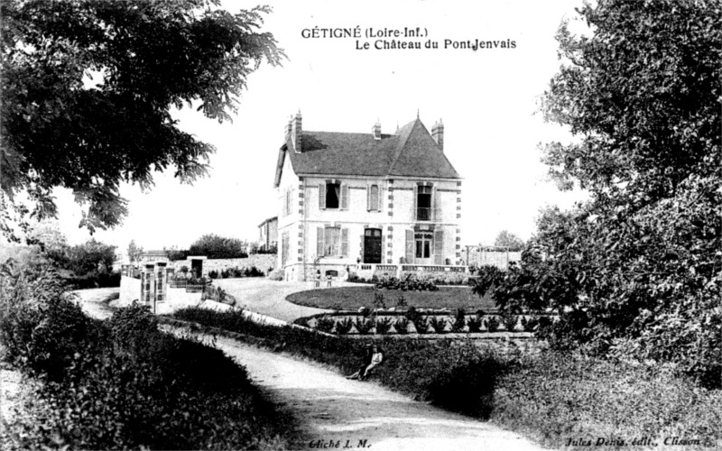 Château du Pont-Jenvais à Gétigné (Bretagne). 