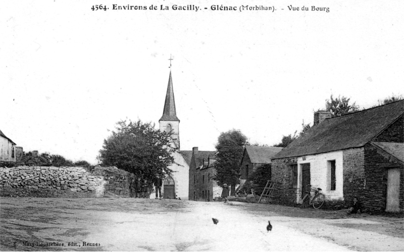 Ville de Glénac (Bretagne).