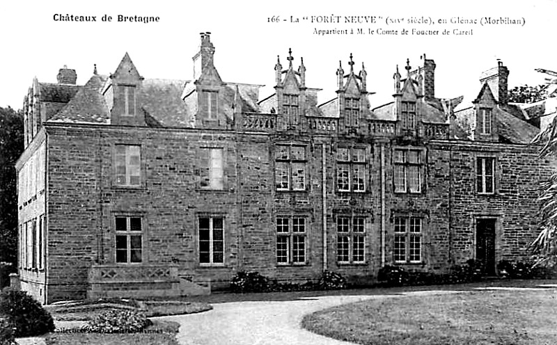 Château Forêt-Neuve de Glénac (Bretagne).