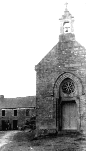 Ville de Gomen (Bretagne) : chapelle Sainte-Anne.