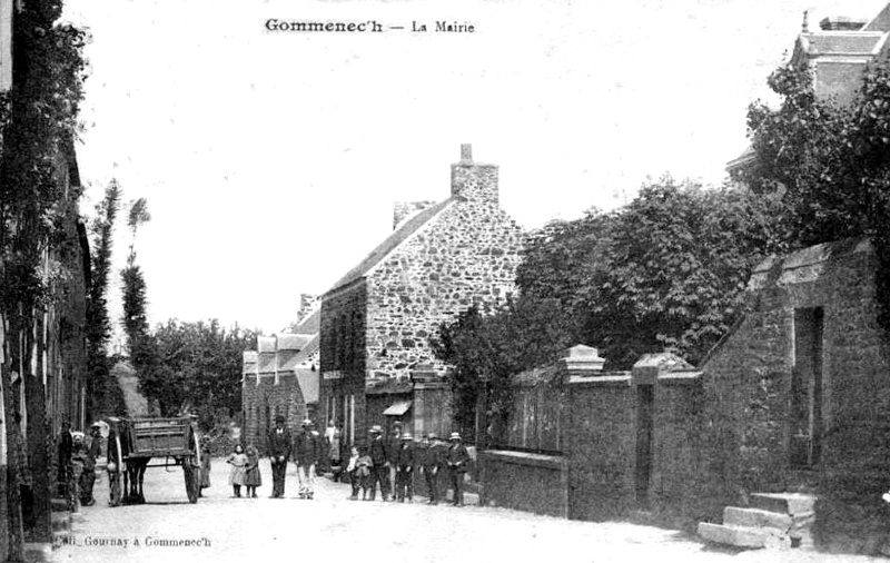 Ville de Gommenec'h (Bretagne).