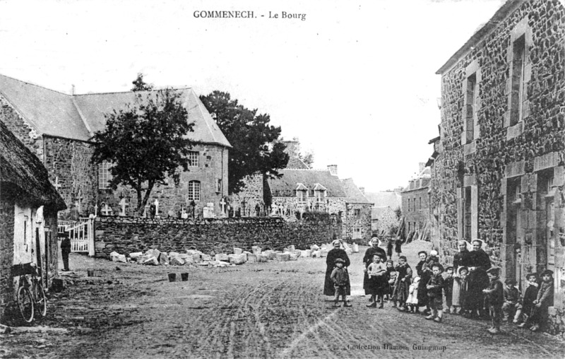 Ville de Gommenec'h (Bretagne).