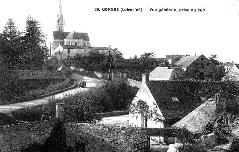 Ville de Gorges (Bretagne).