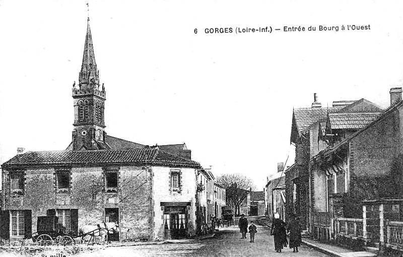 Ville de Gorges (Bretagne).