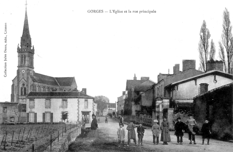 Ville de Gorges (Bretagne).