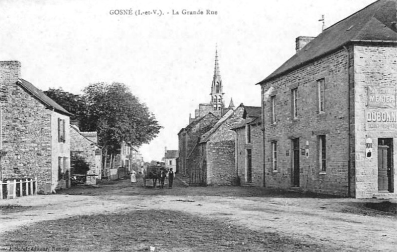 Ville de Gosn (Bretagne).