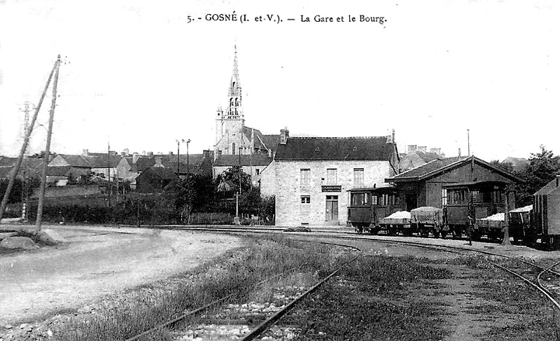 Ville de Gosn (Bretagne).