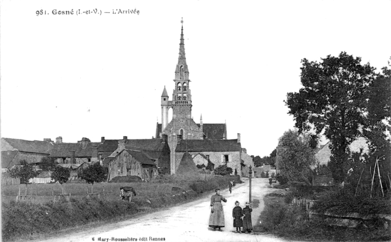 Ville de Gosn (Bretagne).