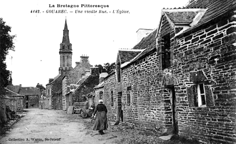 Ville de Gouarec (Bretagne).
