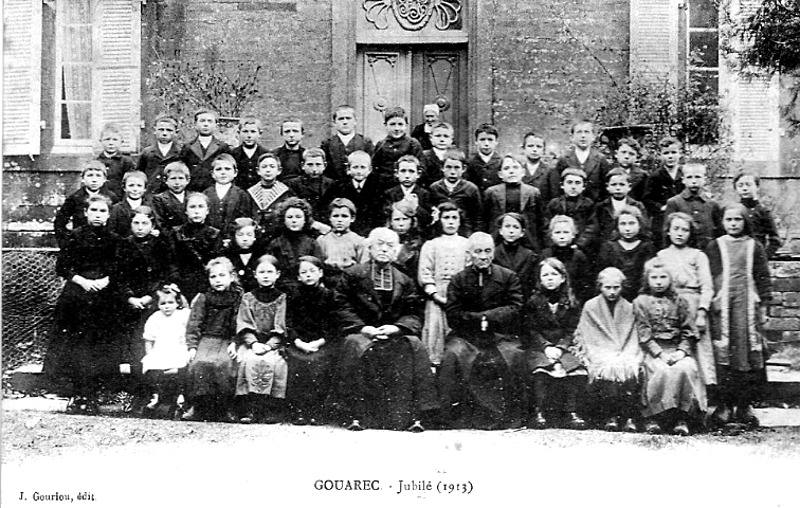 Ville de Gouarec (Bretagne) : jubil 1913.