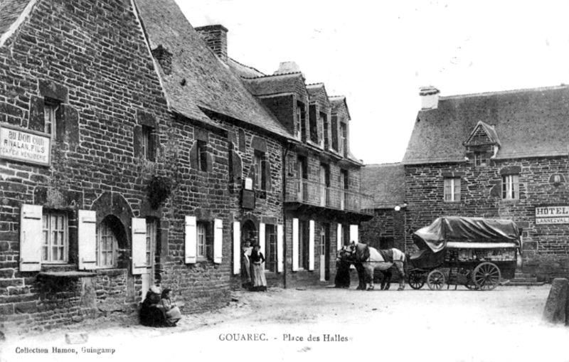 Ville de Gouarec (Bretagne).