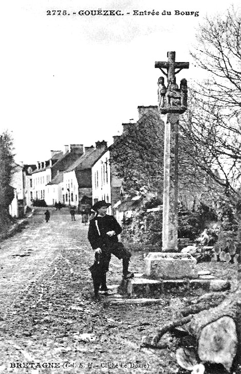 Ville de Gouzec (Bretagne).