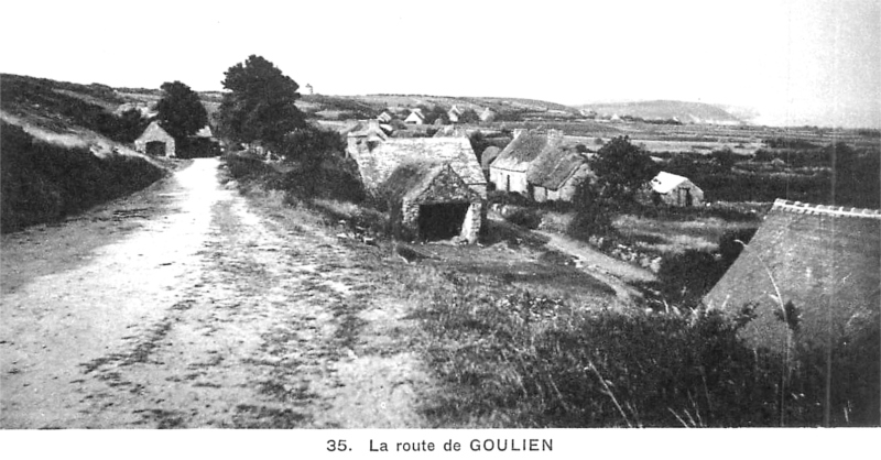 Ville de Goulien (Bretagne).