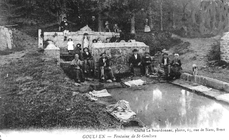 Ville de Goulien (Bretagne).