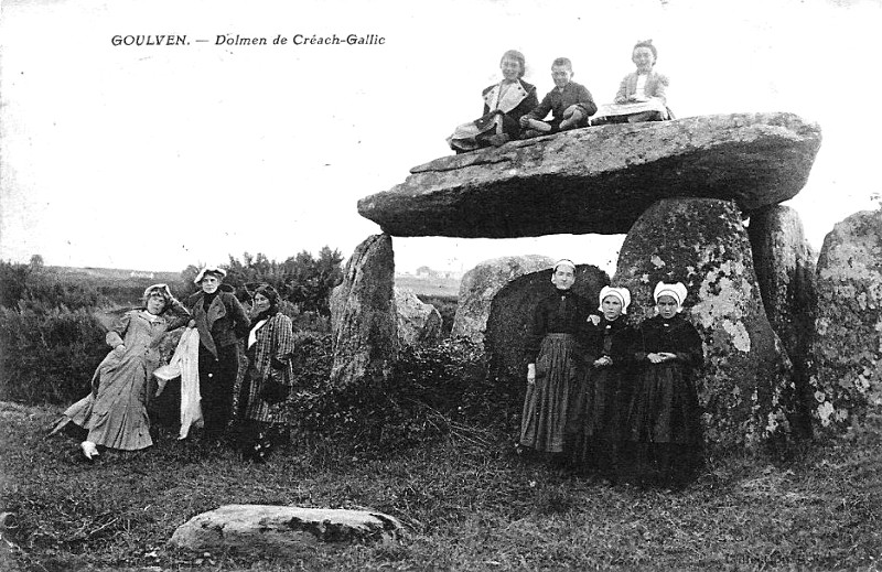 Dolmen de Goulven (Bretagne).