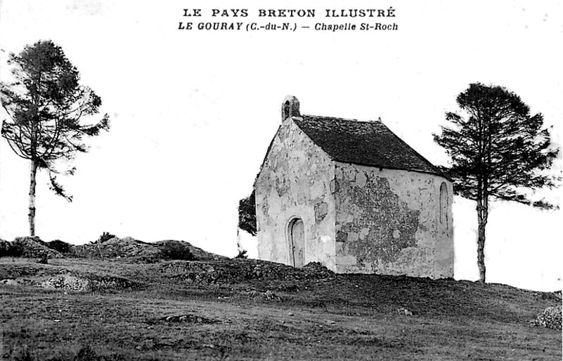 Ville du Gouray (Bretagne) : chapelle Saint-Roch.