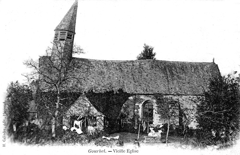 Eglise de la ville de Gourhel (Bretagne).