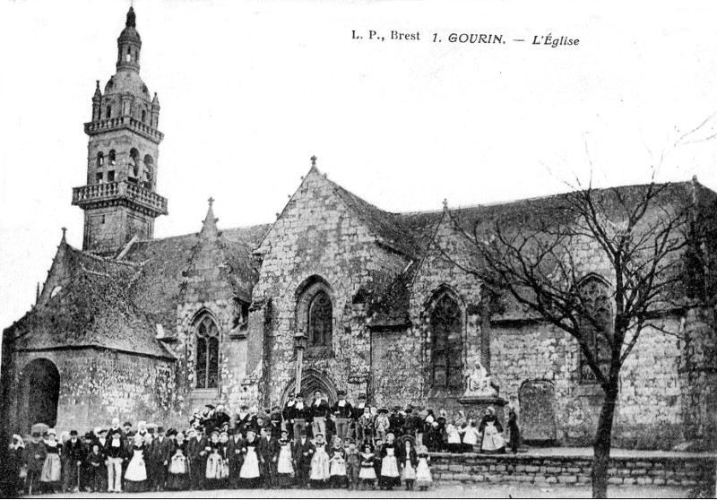 Eglise de Gourin (Bretagne).
