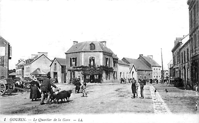 Ville de Gourin (Bretagne).