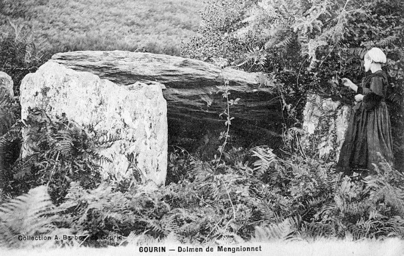 Dolmen de Menguionnet à Gourin (Bretagne).