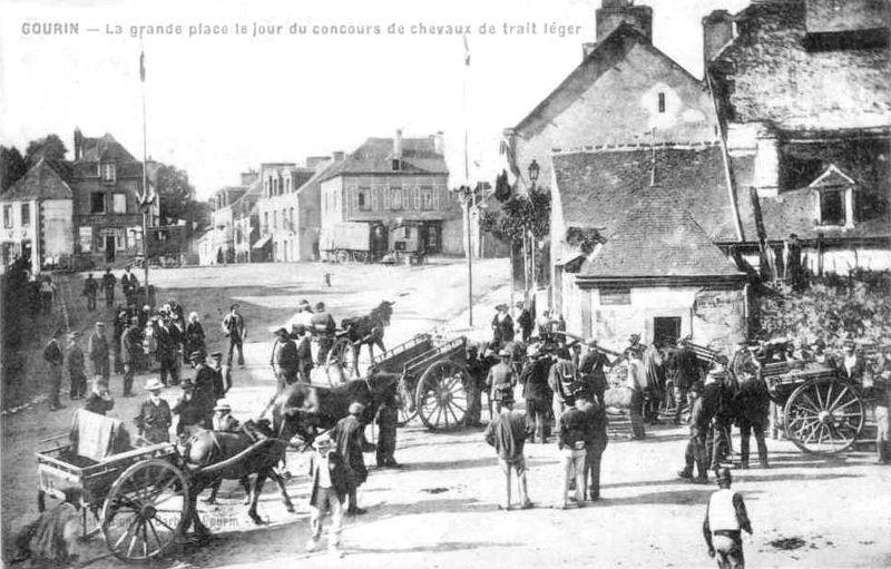 Ville de Gourin (Bretagne).