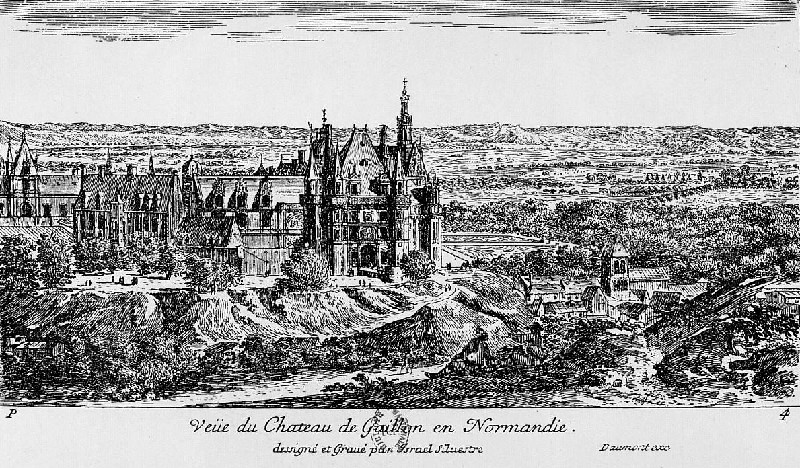 Chteau de Gaillon en Normandie.