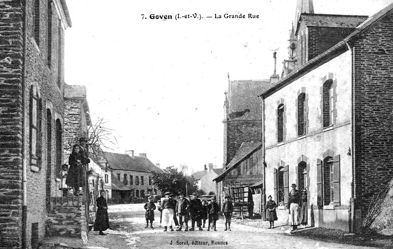 Ville de Goven (Bretagne).