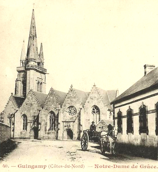 Eglise de Grces, prs de Guingamp (Bretagne).