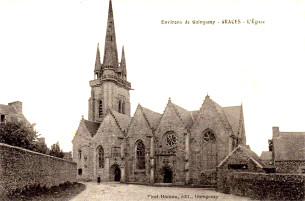 Eglise de Grces, prs de Guingamp (Bretagne).