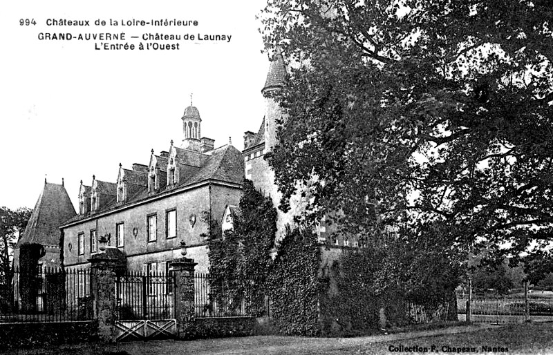 Chteau de Launay  Grand-Auvern (anciennement en Bretagne).