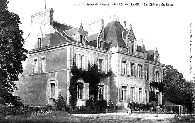 Chteau de Grand-Champ (Bretagne).