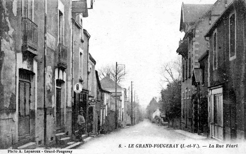 Ville de Grand-Fougeray (Bretagne).