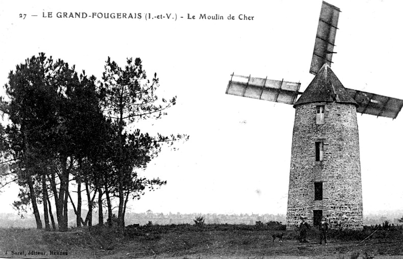 Moulin de Grand-Fougeray (Bretagne).
