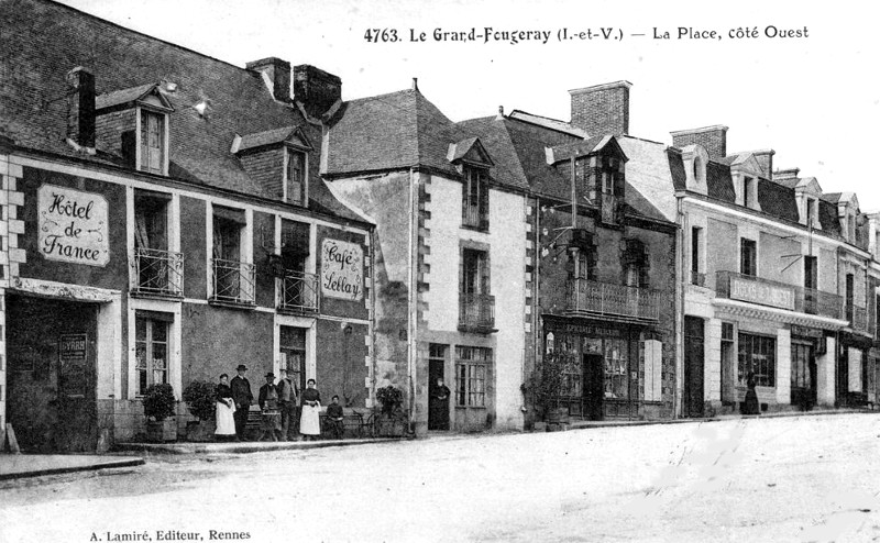 Ville de Grand-Fougeray (Bretagne).
