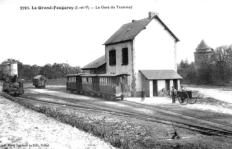 Ville de Grand-Fougeray (Bretagne).