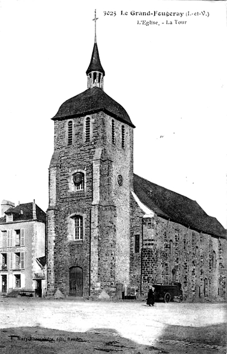 Eglise de Grand-Fougeray (Bretagne).