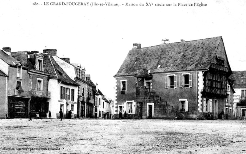 Ville de Grand-Fougeray (Bretagne).