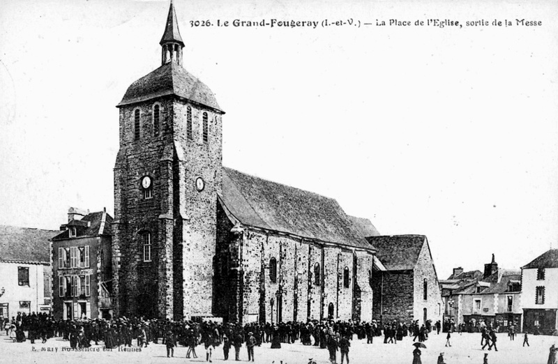 Eglise de Grand-Fougeray (Bretagne).
