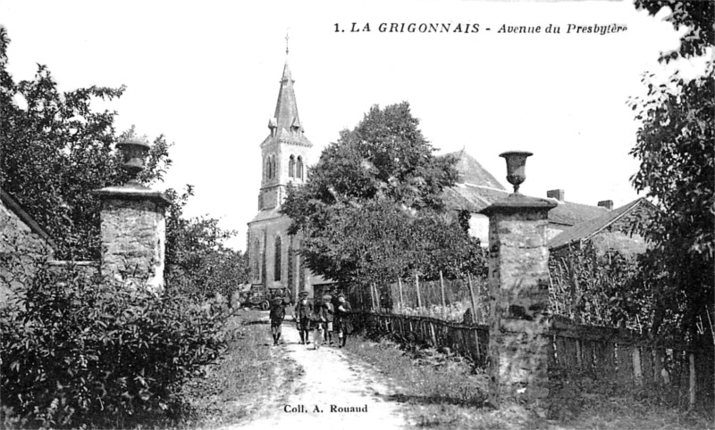 Ville de Grigonnais (anciennement en Bretagne).
