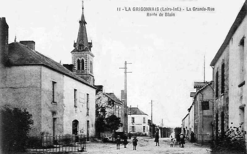 Ville de Grigonnais (anciennement en Bretagne).