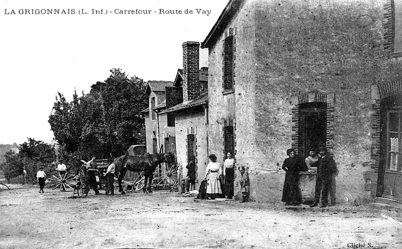 Ville de Grigonnais (anciennement en Bretagne).