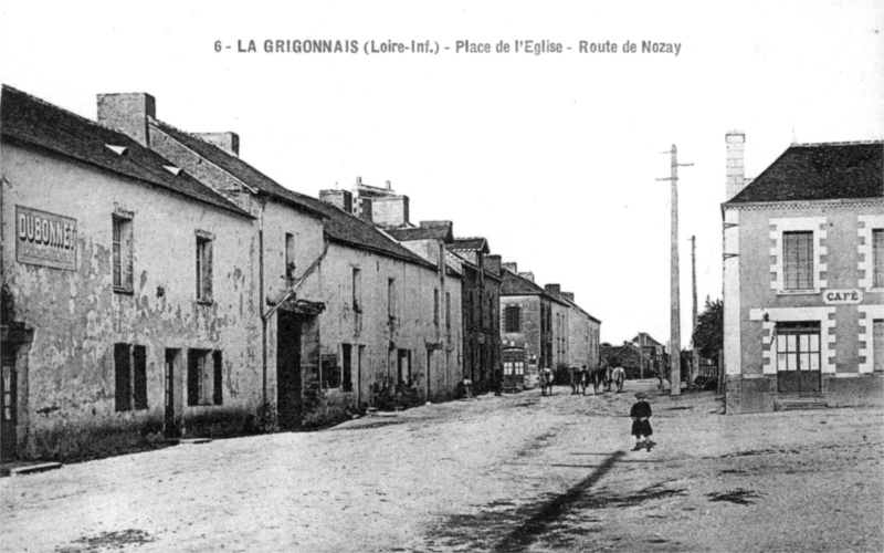 Ville de Grigonnais (anciennement en Bretagne).