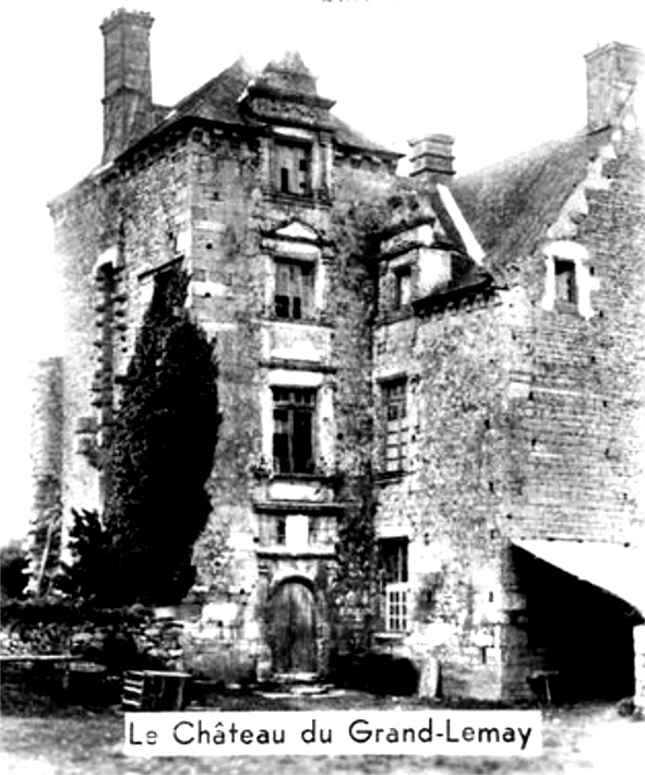 Château du Grand-Lemay en Guéhenno (Bretagne).