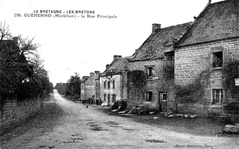 Ville de Guéhenno (Bretagne).