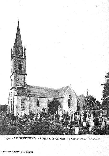 Eglise de Guhenno (Bretagne).