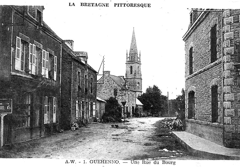 Ville de Guéhenno (Bretagne).