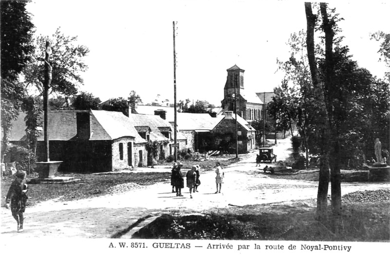 Ville de Gueltas (Bretagne).